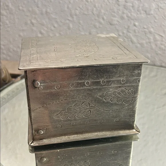 Silver Decorative Box with Elephant Design - Picture 5 of 16
